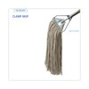 Unisan 1.25 in Cut-End Wet Mop, White, Cotton, PK12, UNS 732C UNS 732C